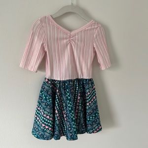 Dot Dot Smile multi-pattern children’s dress